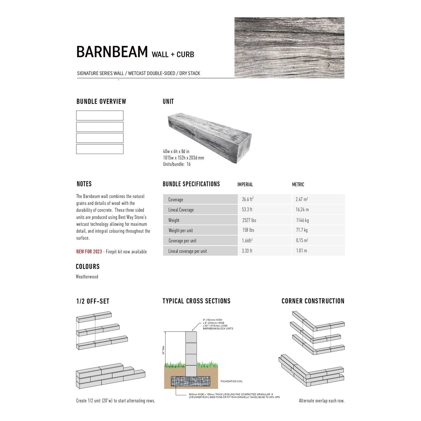 Wall Stone-Barnbeam