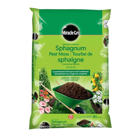 Miracle Grow Sphagnum Peat Moss 50L