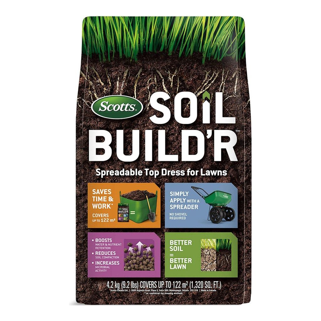 Scotts Soil Build'R Spreadable Top Dress For Lawns 4.2kg