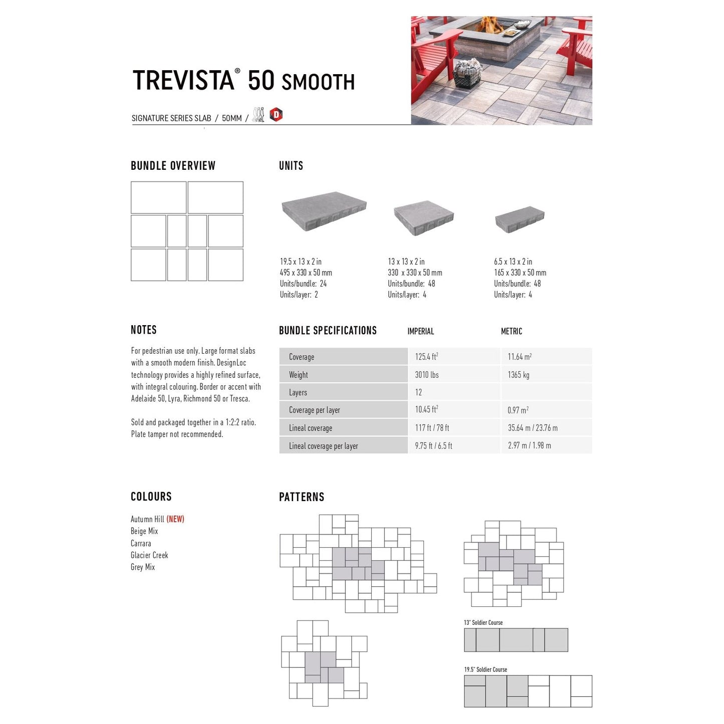 Patio Stones-Trevista 50-Smooth