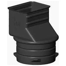 4'' Downspout rectangular