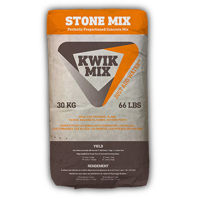 Kwik Mix Stone Mix 30kg(66lb)