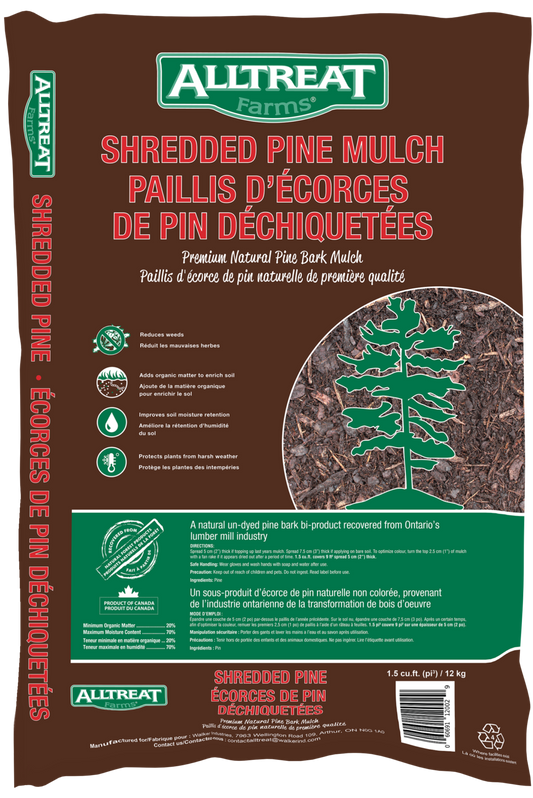 Shredded Pine Mulch 1.5cu.ft/42.47L
