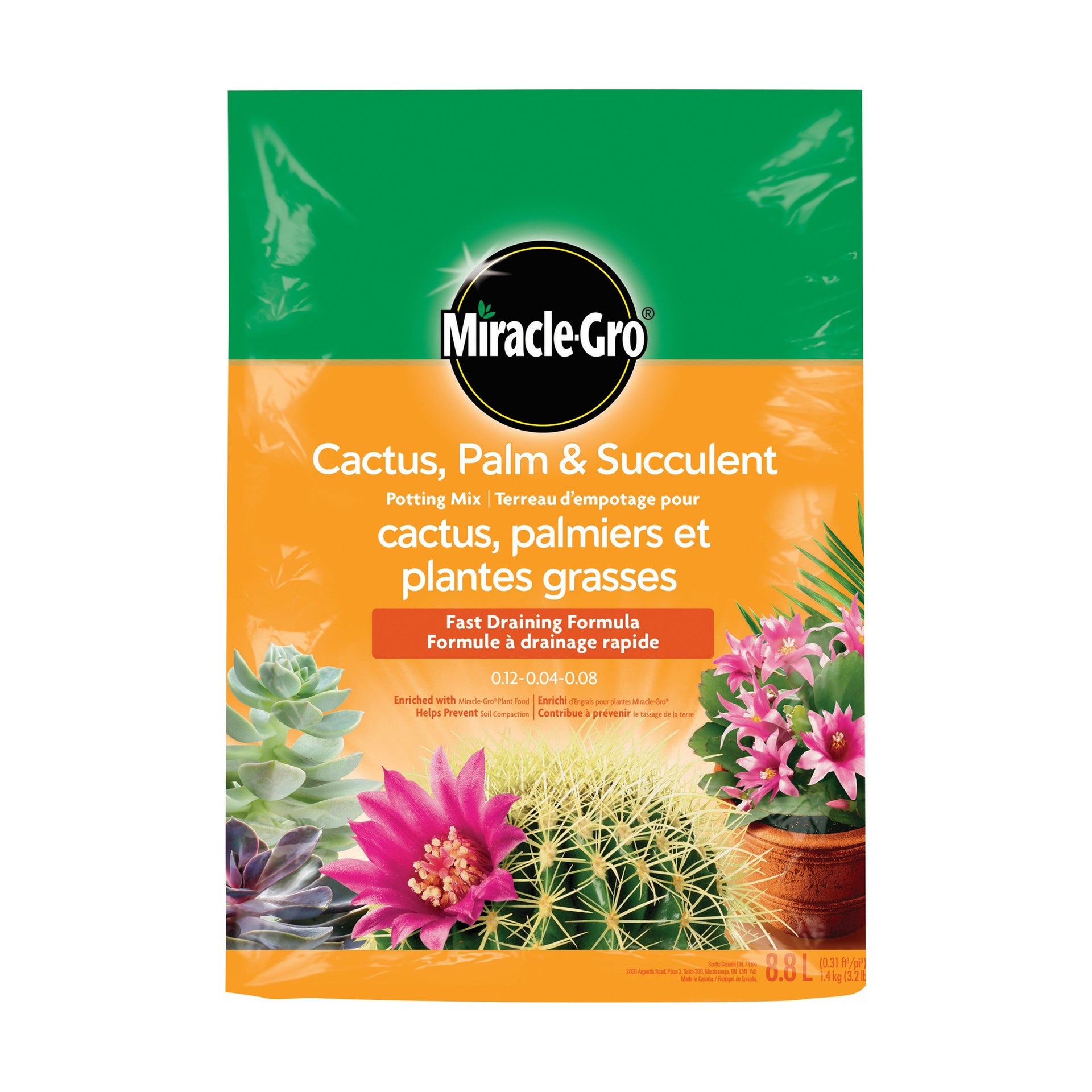 potting mixture for succulents Miracle-Gro Cactus, Palm and Succulent Potting Mix 8.8L – Allen's Landscape Supply Depot