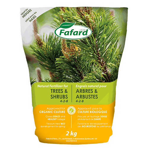 Natural Fertilizer for TREES & SHRUBS  4-2-8   2 kg